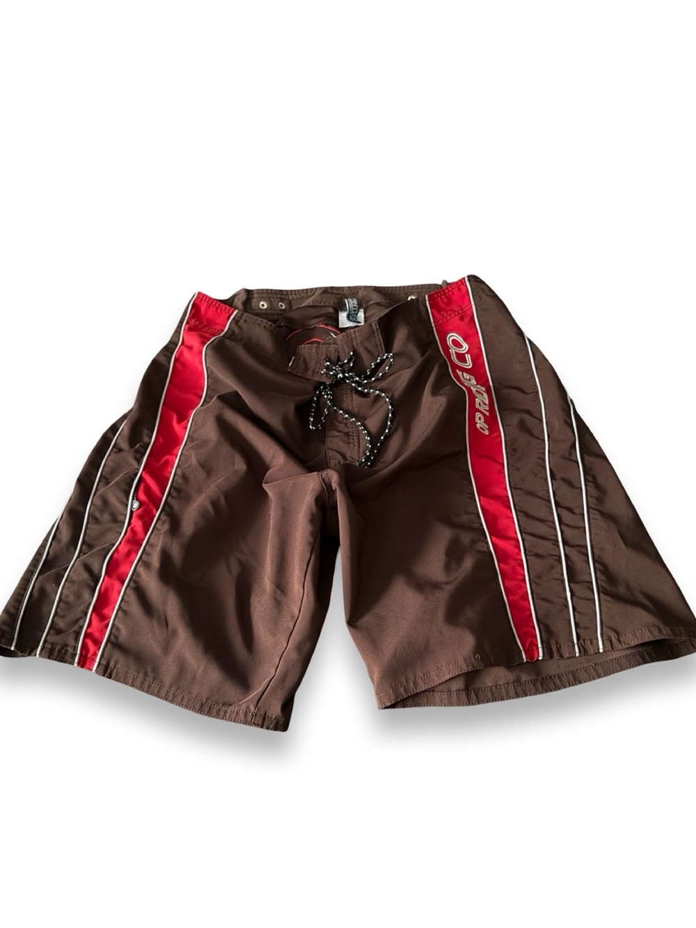 Brown and red Ocean Pacific board shorts size XL